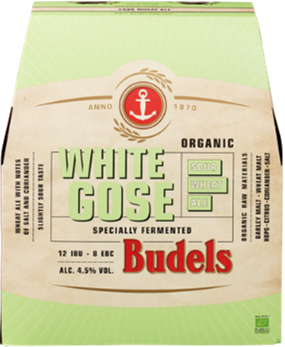 Budels White Gose sixpack met flesjes van 30cl Budels White Gose sixpack met flesjes van 30cl